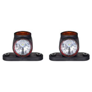 Komplet 2x lampy obrysowe LED krótkie