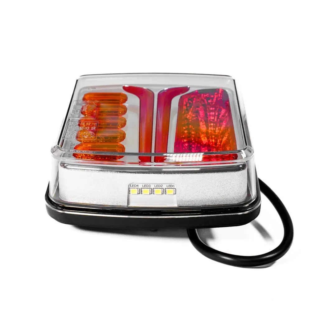 Lampa tylna LED lewa dynamiczny kierunkowskaz 12-24V