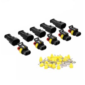 Zestaw 5x złącze Superseal 2 pin wodoodporne