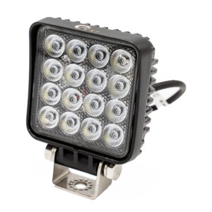Lampa robocza LED 16W kwadratowa z włącznikiem