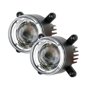 CR-3008-P Zestaw CRAWER lampy przednie LED Hyperios 90 mm (światło drogowe) z ringiem